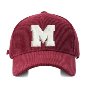Casquette En Velours M - Rouge / Unique