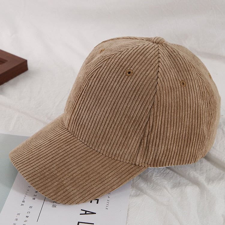 Casquette en velours - Marron / Unique