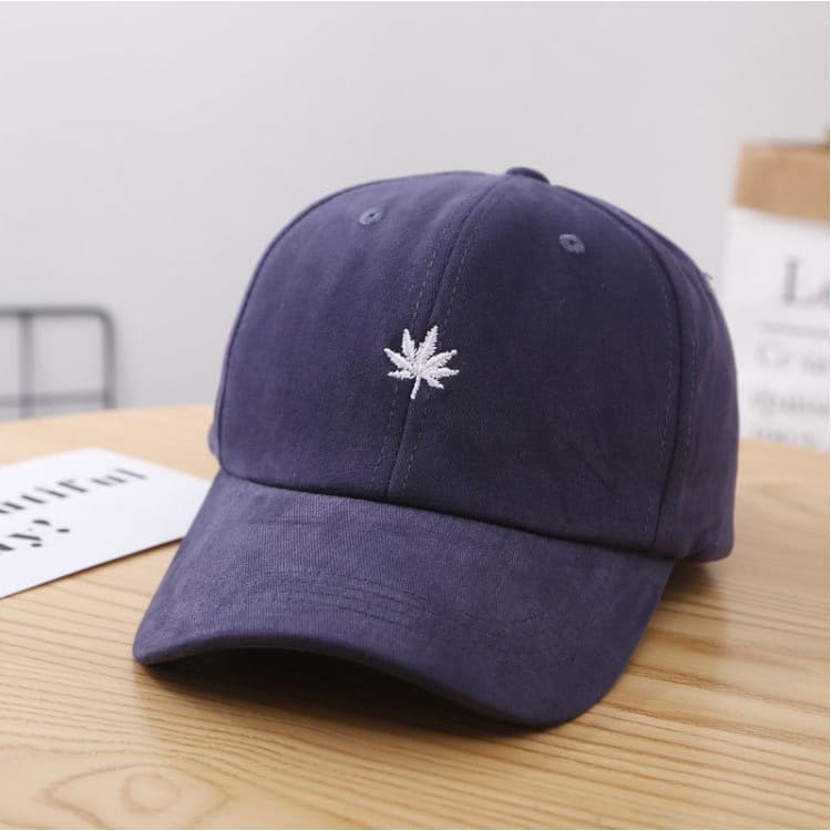 Casquette Feuille - Bleu / Unique
