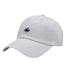 Casquette Feuille Brodée - Blanc / Unique
