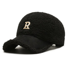 Casquette Fourrure Brodée R - Noir / Unique