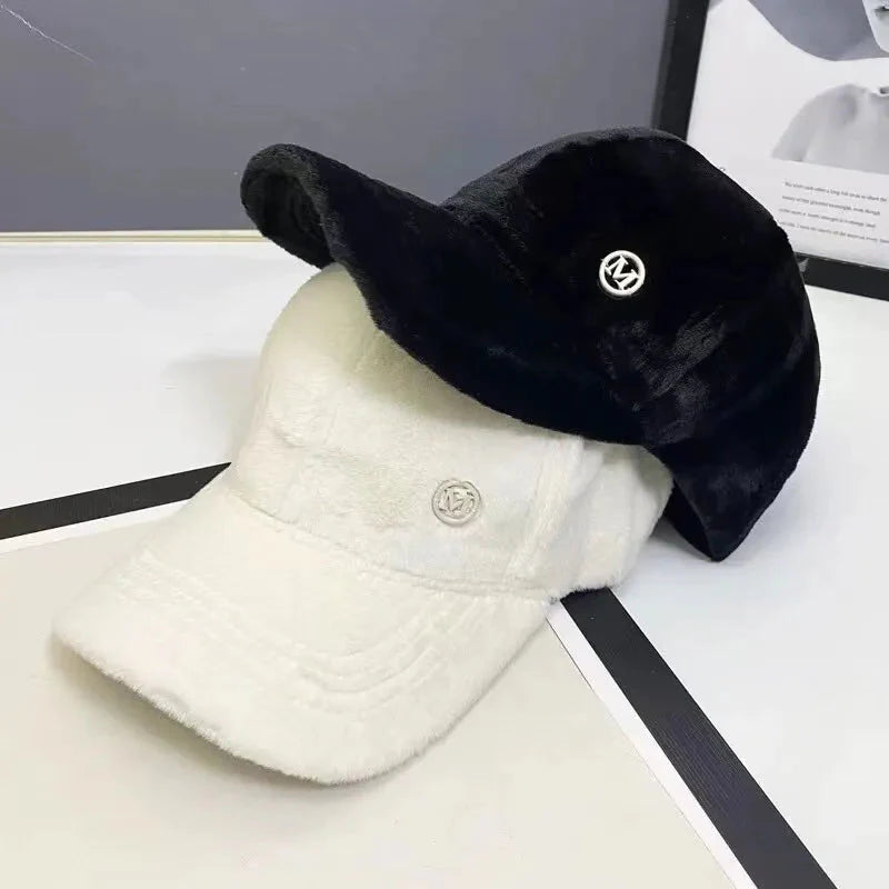 Casquette fourrure M - Blanc / Unique