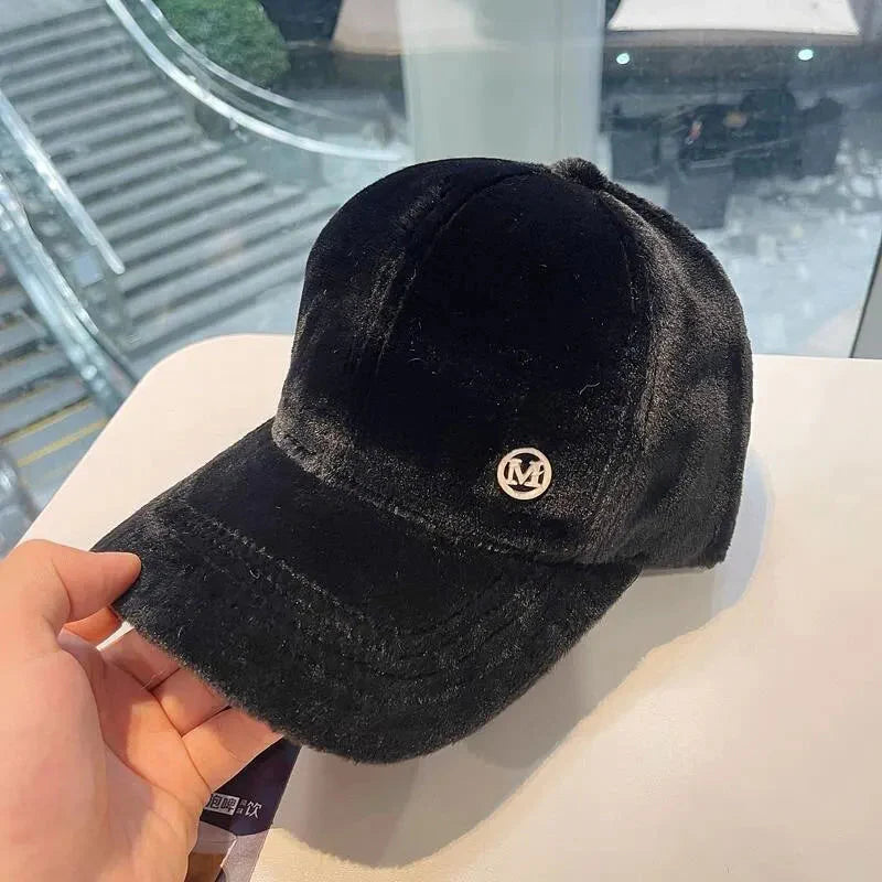 Casquette fourrure M - Noir / Unique