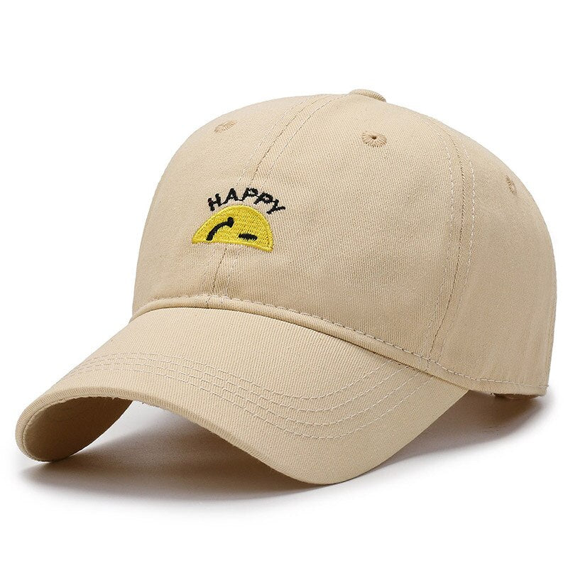 Casquette Happy Smiley - Beige / Unique