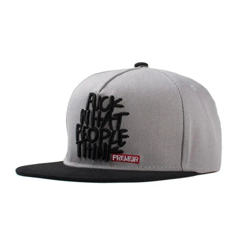 Casquette Hip Hop FWPT Gris / Unique - Kaskette®