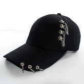 Casquette Hip Hop Vintage Noir / Unique - Kaskette®