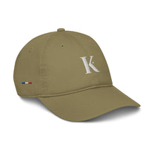 Casquette Homme en Coton Brodée K - Marron / Unique