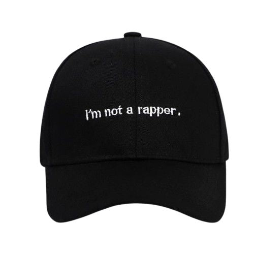 Casquette ’Je ne suis pas un rappeur.’