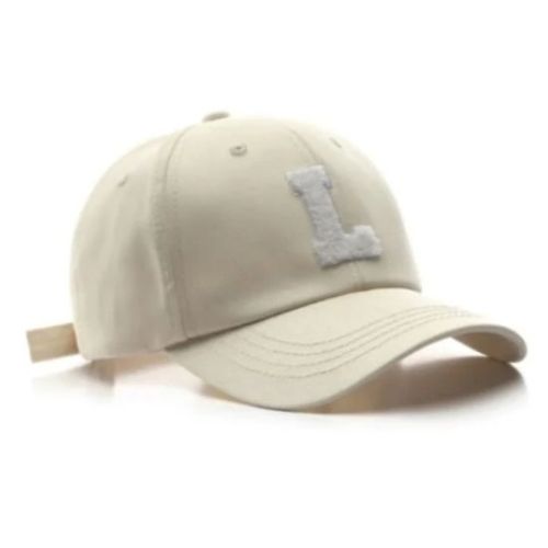 Casquette L Brodée - Beige / Unique