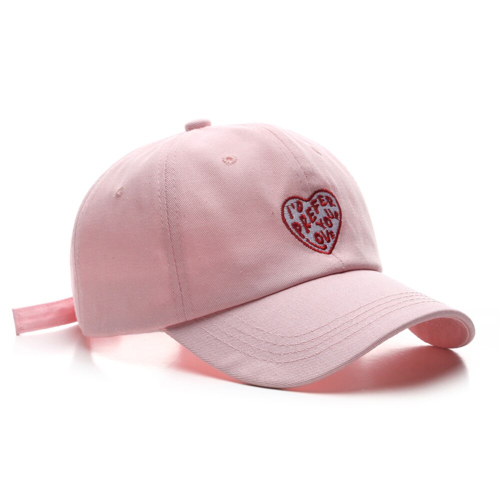 Casquette Love Broderie - Rose / Unique