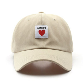 Casquette Missing love Brodée