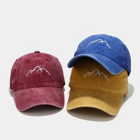 Casquette Montagne Bleu Rouge Jaune / Unique - Kaskette®