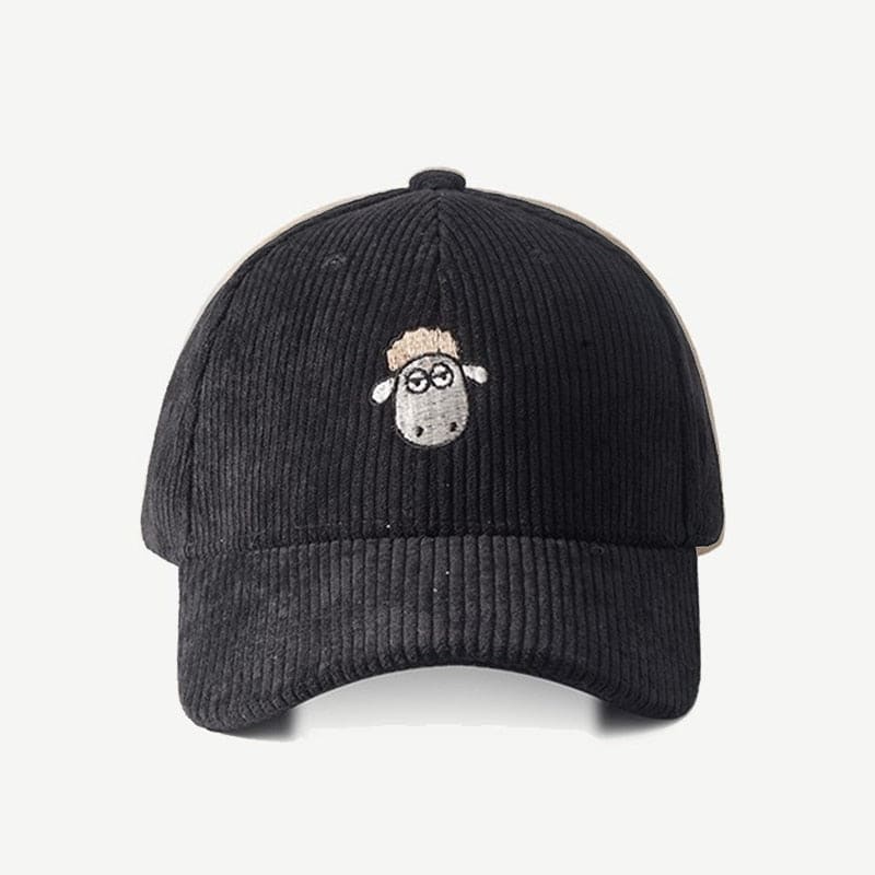 Casquette Mouton Velours - Noir / Unique