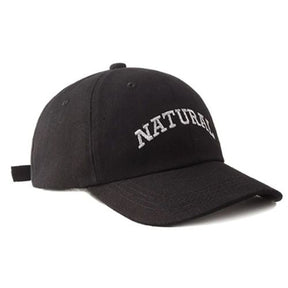 Casquette Natural Brodée - Noir / Unique