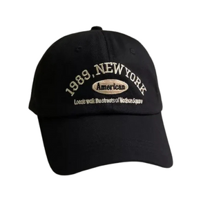 Casquette New York Vintage Noir / Unique - Kaskette®