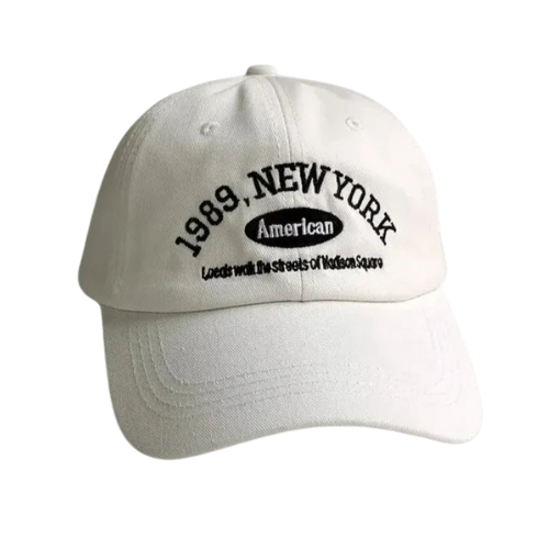 Casquette New York Vintage Blanc / Unique - Kaskette®