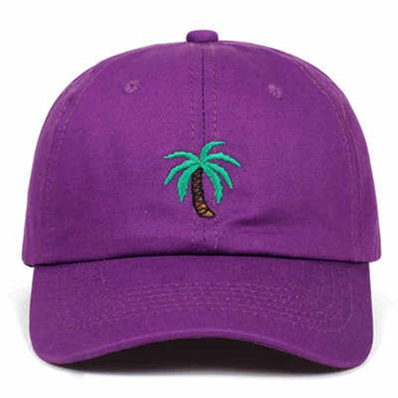 Casquette Palmier - Violet / Unique