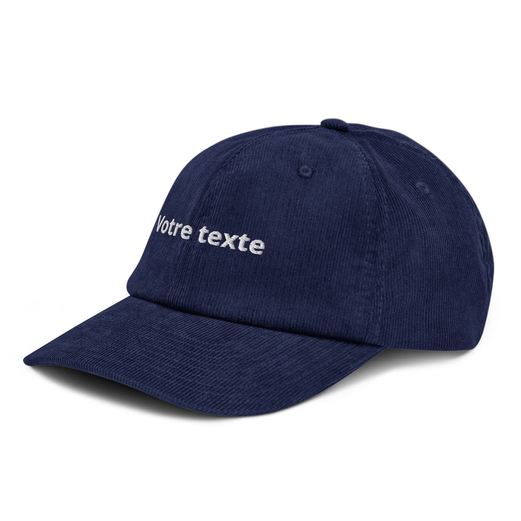 Casquette Personnalisable Velours - Bleu marine / Unique