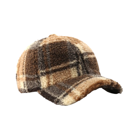 Casquette Plaid Unisexe
