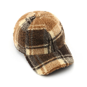 Casquette Plaid Unisexe