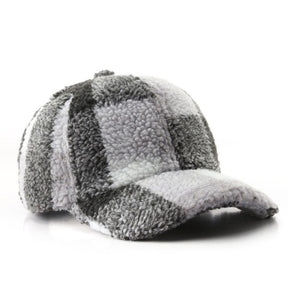 Casquette Plaid Vintage - Gris / Unique
