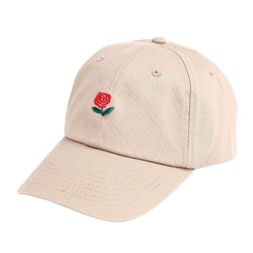 Casquette Rose Fleur