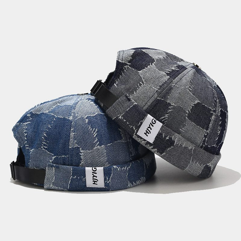 Casquette Sans Visière Effet Jean