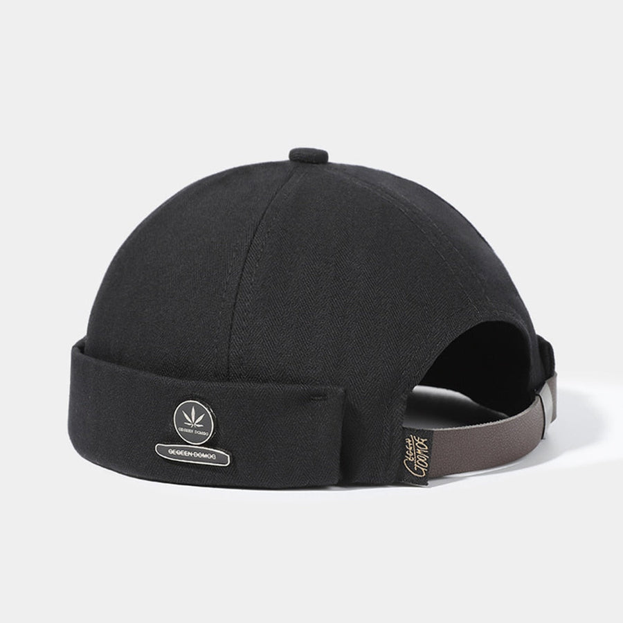 Bonnet Chalutier Sans Visière - Chapeau Tricoté épais, Doublure Polaire, Confortable Et Chaud, Blanc - 2