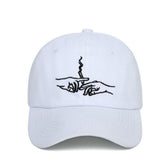 Casquette Smoke Brodée - Blanc / Unique