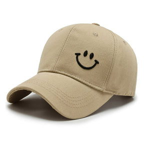 Casquette Sourire Broderie - Beige / Unique