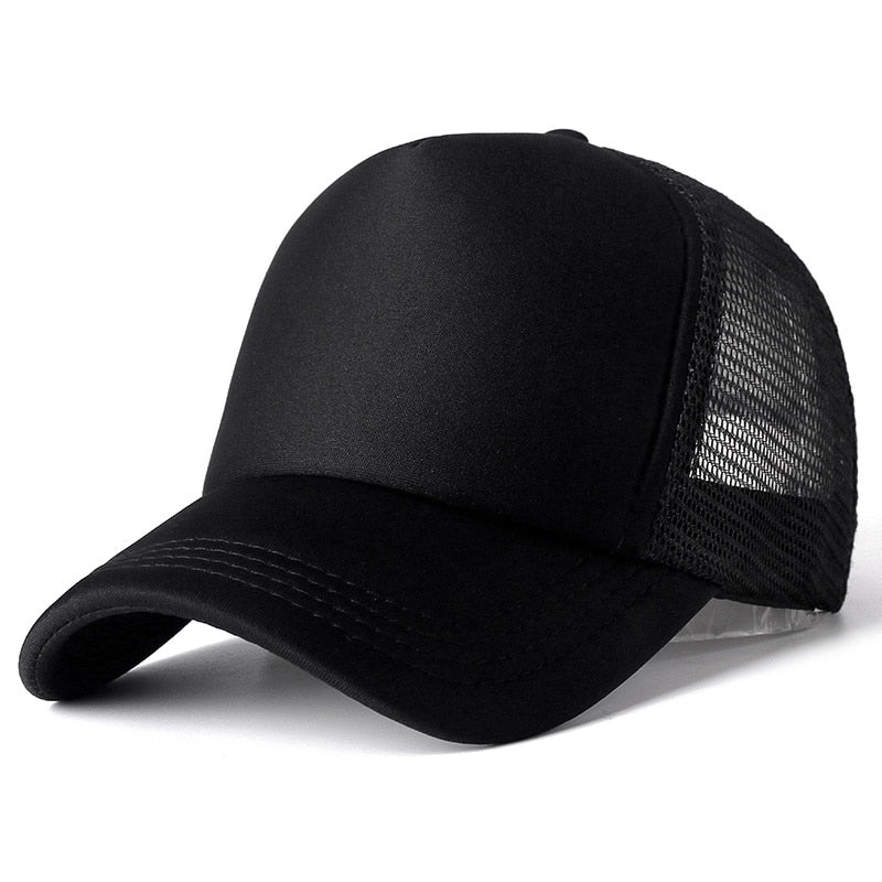 Casquette Trucker Homme - Noir / Unique