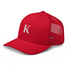 Casquette Trucker Marron K - Rouge vif / Unique