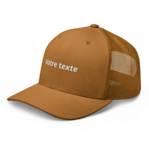 Casquette Trucker Personnalisable - Marron clair / Unique