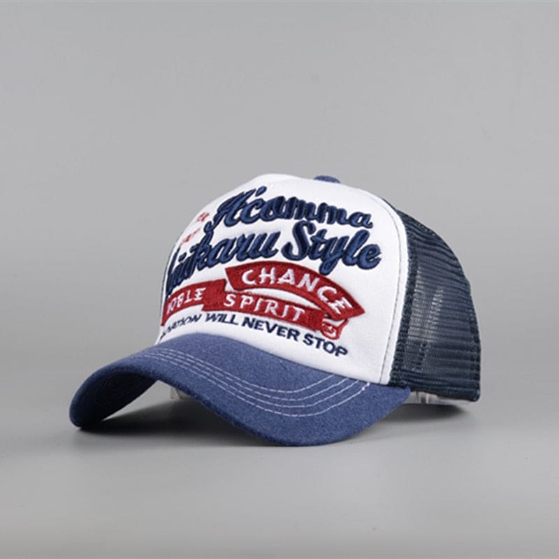 Casquette Trucker Retro - Bleu / Unique