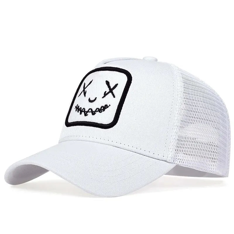 Casquette Trucker Smiley - Unique / Blanc