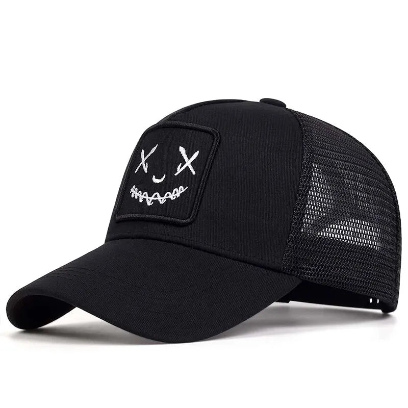 Casquette Trucker Smiley - Unique / Noir