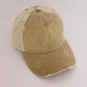 Casquette Trucker Vintage - Beige / Unique