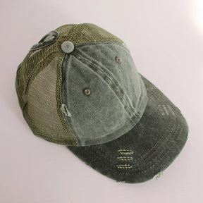 Casquette Trucker Vintage Vert / Unique - Kaskette®