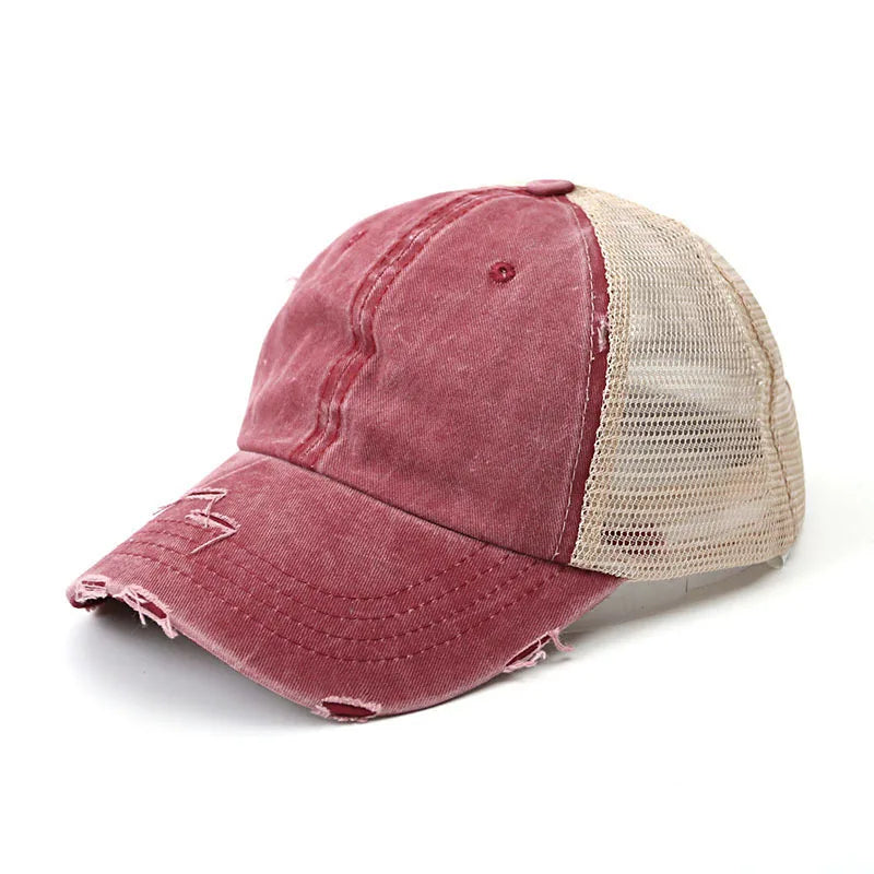 Casquette Trucker Vintage Rouge / Unique - Kaskette®