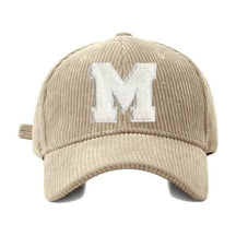 Casquette Velours Brodée M - Beige / Unique
