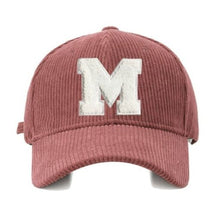 Casquette Velours Brodée M - Rose / Unique