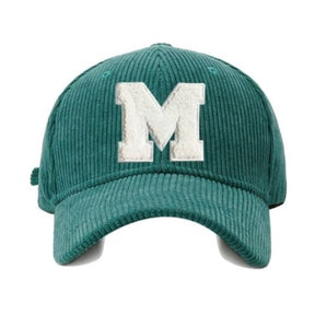 Casquette Velours Broderie M - Vert / Unique
