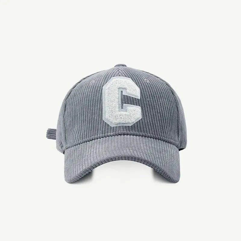 Casquette velours C Gris / Unique - Kaskette®