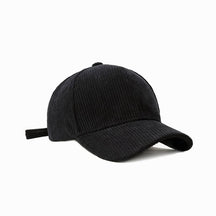 Casquette velours simple - Noir / Unique