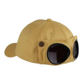 Casquette Vintage Lunette - Jaune / Unique
