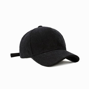 Casquettes Velours Côtelé - Noir / Unique