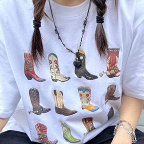 T-shirt Boot Western - Kaskette