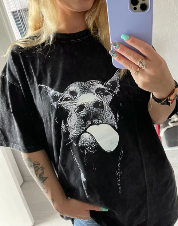 T-shirt Oversize Dog - Kaskette