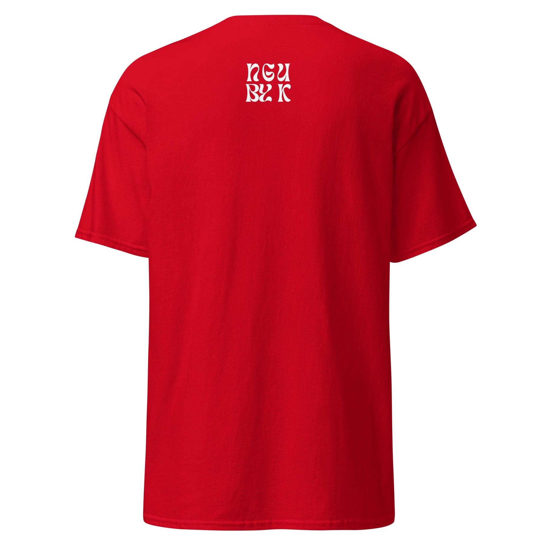 T-shirt Rouge Never Give Up - S à 3XL | Kaskette®