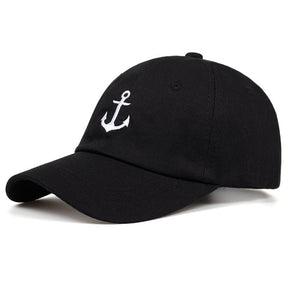 Casquette Ancre marine noir - Kaskette®